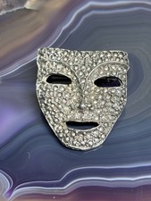 Vintage Theatre Mask Brooch