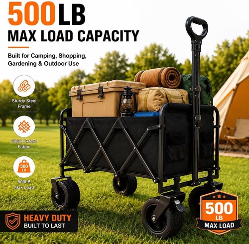 Large folding festival - folding, wagon
