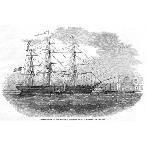 Embarkation 3rd regiment of - 3rd,