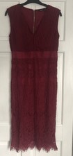 BOOHOO Burgundy Red Chiffon