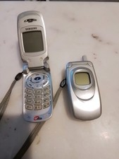Two Samsung Old School Filp Phones