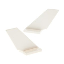 2x Lego Tail Wing 6x2x4 Cream