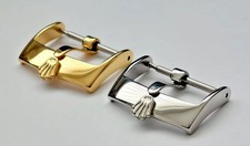 Vintage Style Watch Buckle – Crown ( Rolex ) Logo – 16mm / 18mm – Gold & Silver