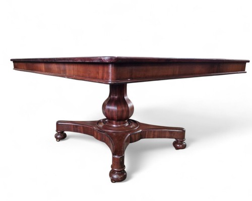 Antique mahogany dining table - antique,