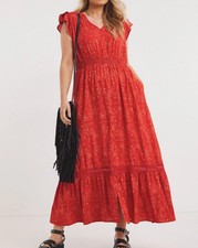 Joe Browns Red Printed Lace