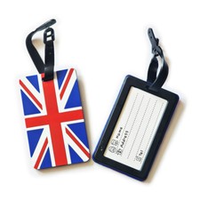 British Union Jack Flag Fashion Luggage Tags Cute Holiday Travel Suitcase Labels