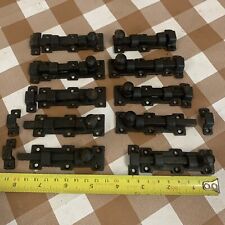 Job Lot 10  3” Black Cast Iron Bolt Stable Door Toilet Bedroom Lock Reclaimed