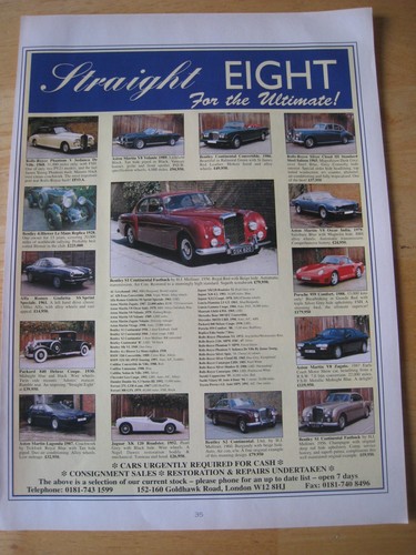 Straight eight london car - straight,