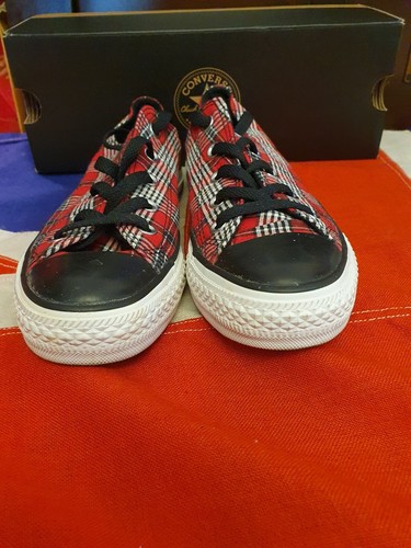 Converse sneakers red black - red,