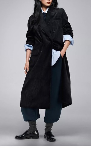 Zara women corduroy - zara, long