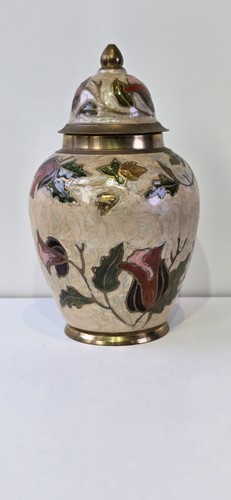Vintage brass cloisonné - vintage,