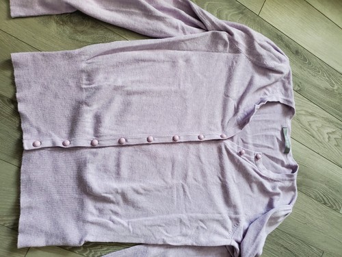 Lilac cardigan size 10 - m&s,