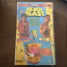 Wcw beach blast 1992 vhs - blast, video