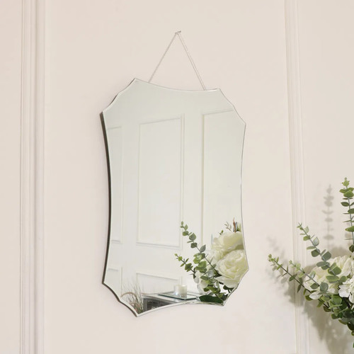 Deco frameless bevelled wall - deco,
