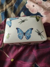 India Jane Butterflies/Insects Fabulous Lidded Trinket Box.