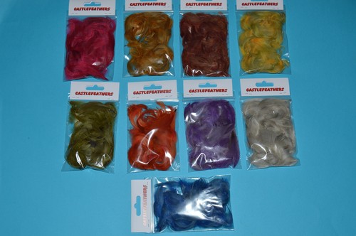 Dyed mallard flank grams - flank,