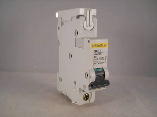 Square mcb amp single - d, pole