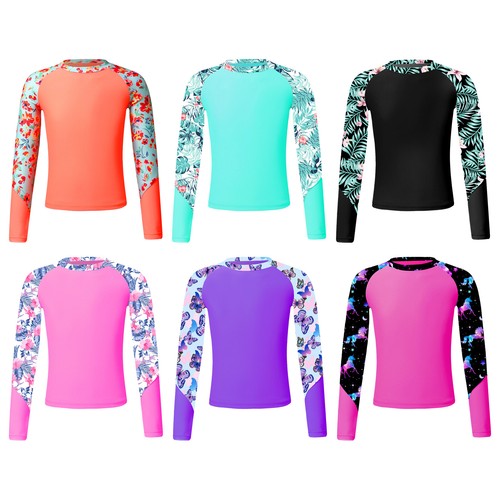 Girls longsleeve rash guard - girls,