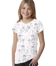 Unicorn Stars All Over Kids T