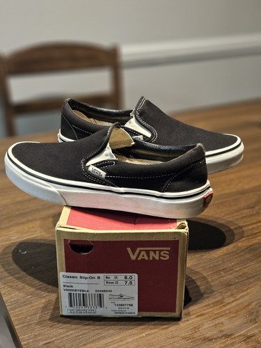 Vans classic slip black - vans, slip-on