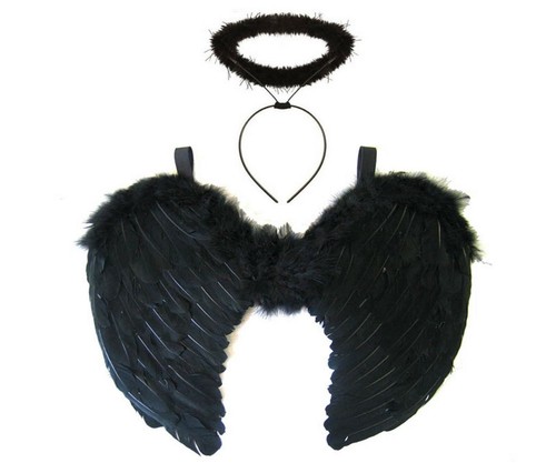 Black gothic dark angel - gothic,