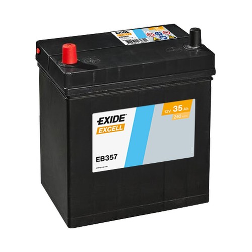 Car battery eb357 exide excell - car,