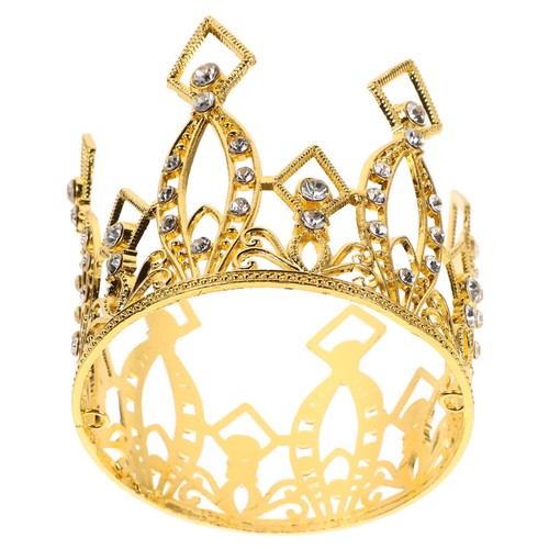 Reusable golden crown cake - reusable,