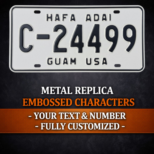 Guam 1982 metal embossed - 1982,