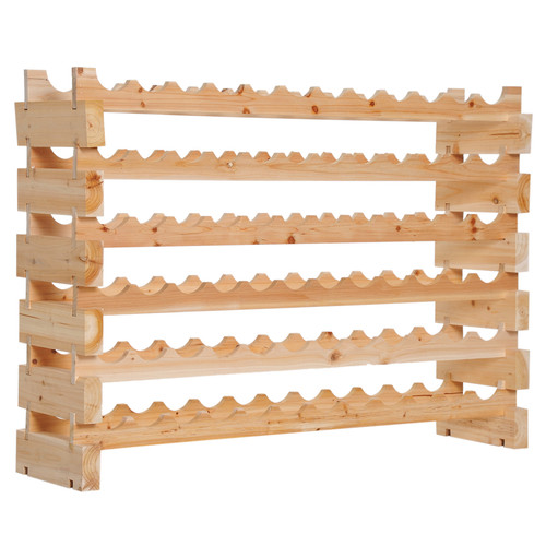 Wooden bottle tier shelf - 6,