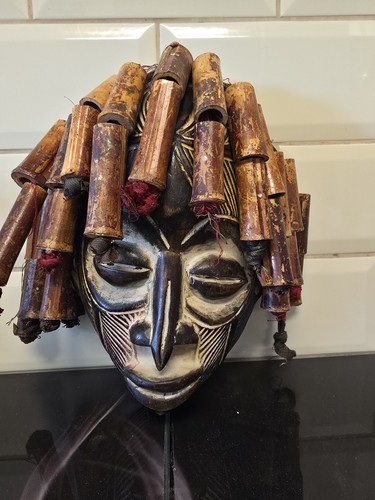Rare chokwe mask mid - mid, 20th