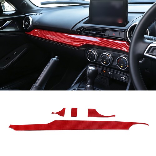 Red carbon fiber dashboard - carbon,