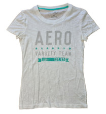 Aeropostale White "Varsity Team" T-Shirt (M/M)