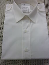 ROYAL NAVY MENS WHITE LONG SLEEVE SHIRT VARIOUS SIZES GENUINE RN ISSUE NEW