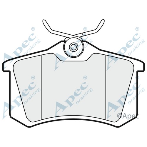 Brake pads set - pads, for