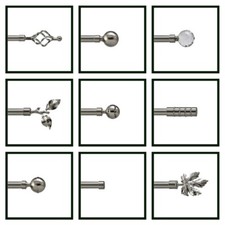 Curtain Pole Finial Ends Set
