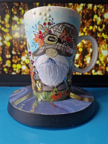 Hand painted mug unique gift - mug,,