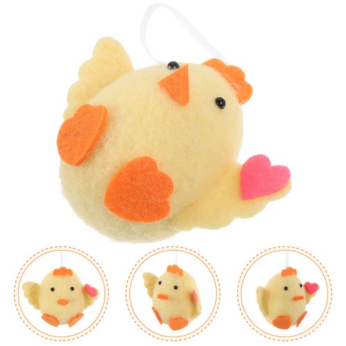 Yellow felt easter - yellow,