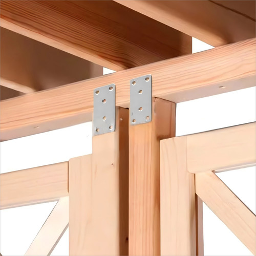 10pcs 80mm for wood railway - 10pcs,