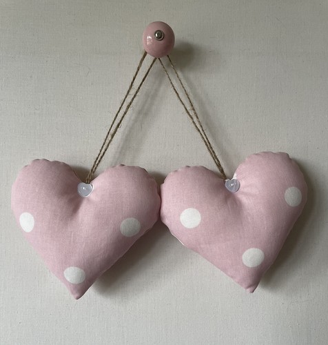 Pair heart door hangers - pair,
