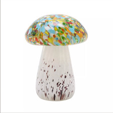Rainbow Glass Mushroom