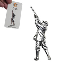 Shooter Pin Badge Pewter Game