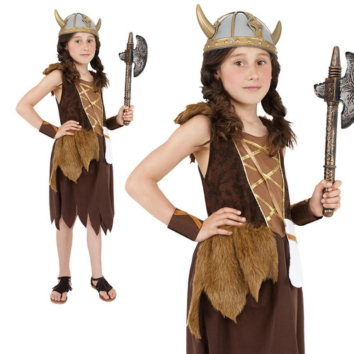 Girls viking girl - girls, costume