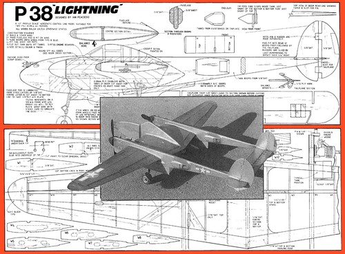 Model airplane plans - model,