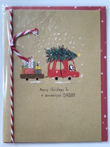 Daddy christmas card - christmas,