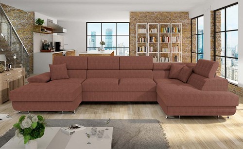 Shaped corner sofa bed - corner,