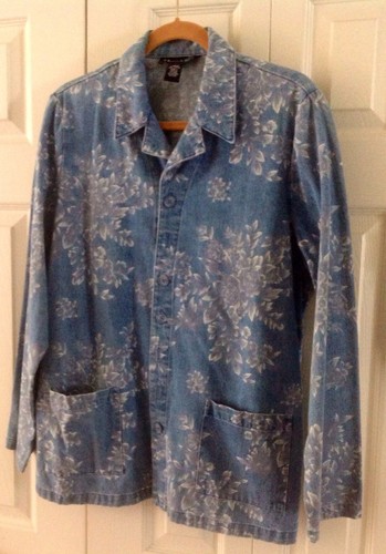 Qvc denim floral - floral,