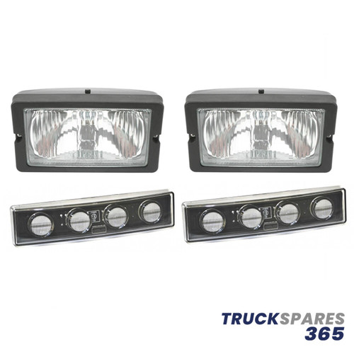 Fits scania r sunvisor - 2x,