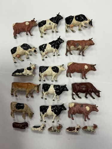 Britains etc cows calves - &,