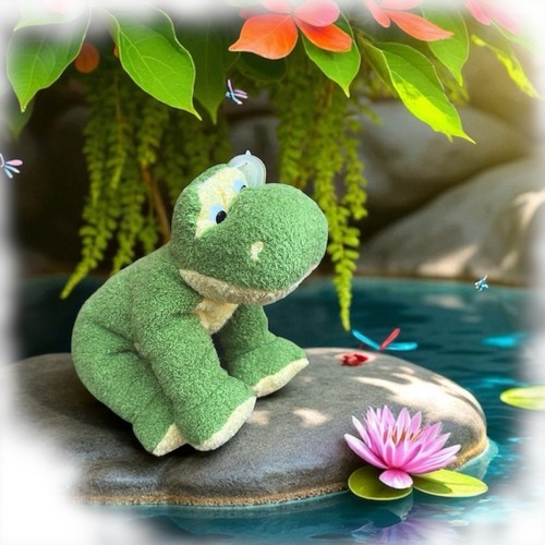 Green frog byembrace elgate - green,
