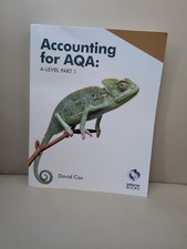 ACCOUNTING FOR AQA - A LEVEL  - PART 1 - ACCOUNTANCY BOOK - GC